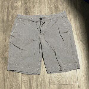 Black and White Armani Exchange Shorts 30W